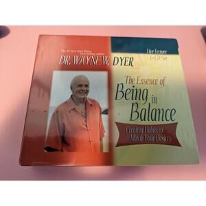 The Essence Of Being In Balance by Dr. Wayne W. Dyer AUDIO CD 6 Disc NEW SEALED